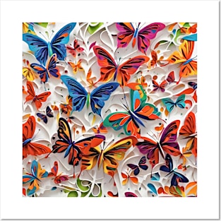 butterfly collection Posters and Art